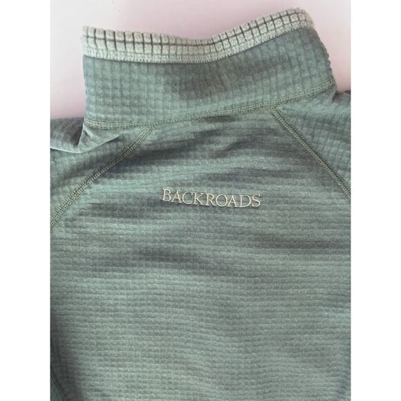 Patagonia R1 Pullover Women S Green Stretch Athleisure Sport 1/4 Zip High Neck - Picture 8 of 8